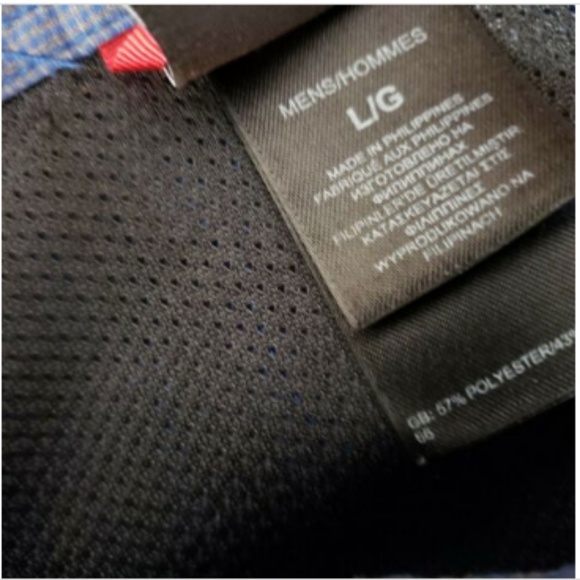 North Face Blue Button Down Shirt Size Large - Picture 6 of 7